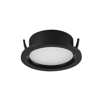 Kit 2 Spot Led Cabinet Redondo 2w 3000k Preto Brasilux