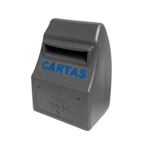 Caixa Para Correio Plastipan De Parede Cinza 30x18x15cm