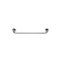 Porta Toalha Horizontal 60cm Latão Cromado Jackwal