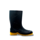 BOTA PVC PRETA/AMARELA  N 42