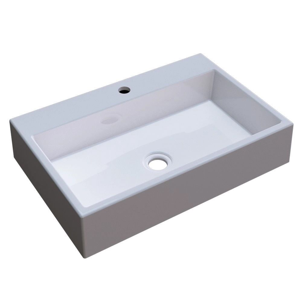 Cuba Retangular Fabribam Aurora Branca