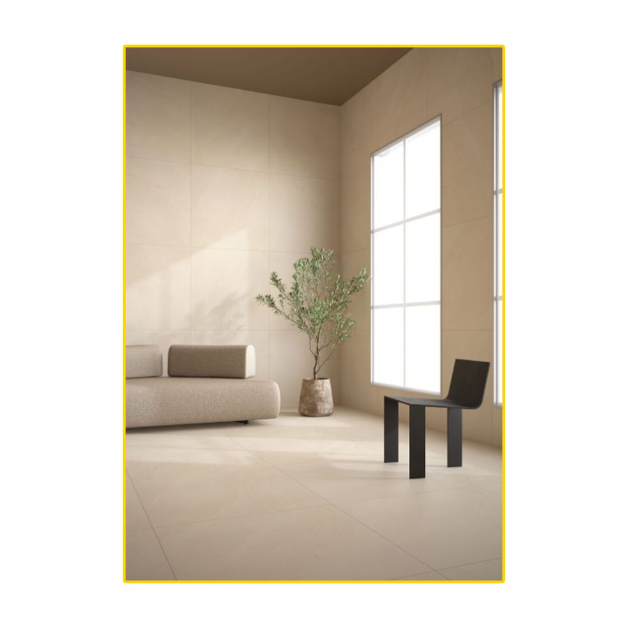Porcelanato Eliane Cite Ita Ardósia Orla Marrom 90x90 1,62m2