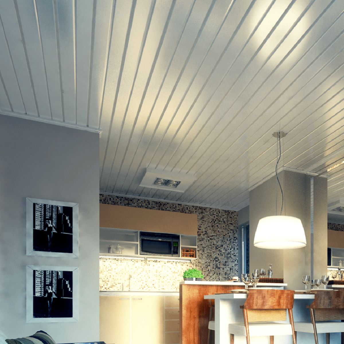 FORRO SALDO  PVC 10 CMX4MM BRANCO  PLASBIL PECA 6MTS