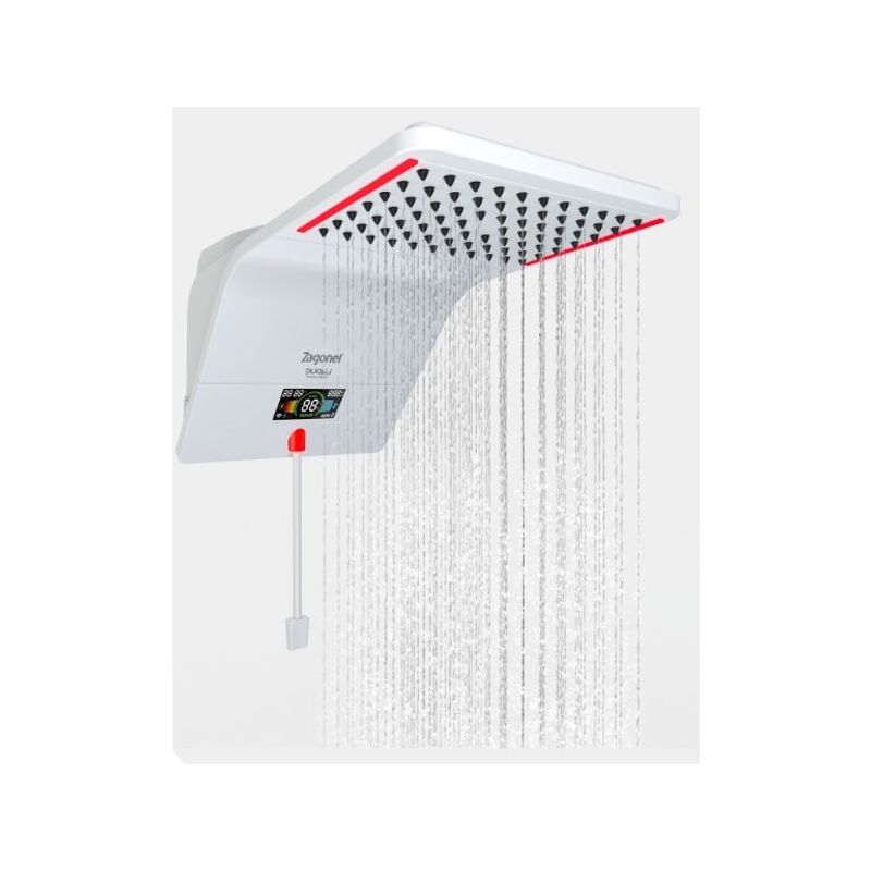 Zagonel Ducha Ducali Eletrônica 7500W 220V Branca (Caixa Premium)
