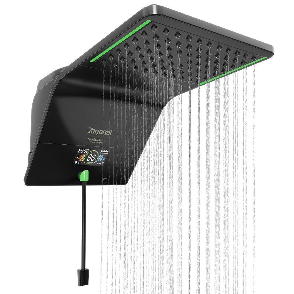 Zagonel Ducha Ducali Eletrônica 7500W 220V Black (Caixa Premium)