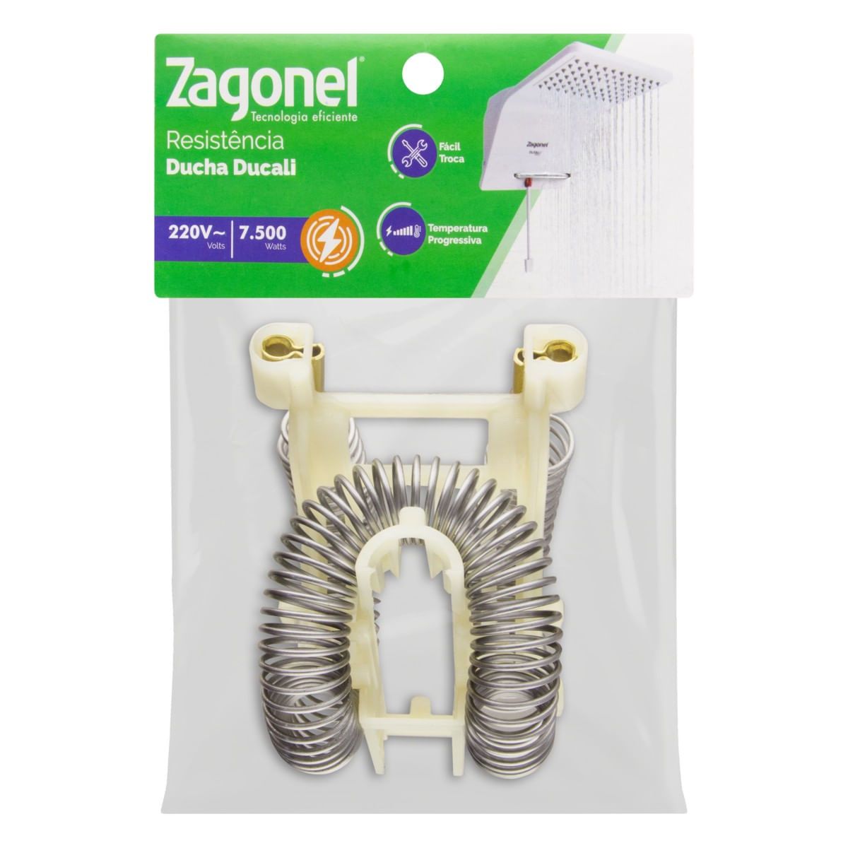 Zagonel Resistência para Ducha Ducali 7500W 220V