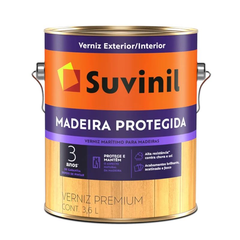 Suvinil Verniz Marítimo Fosco 3,6 Litros