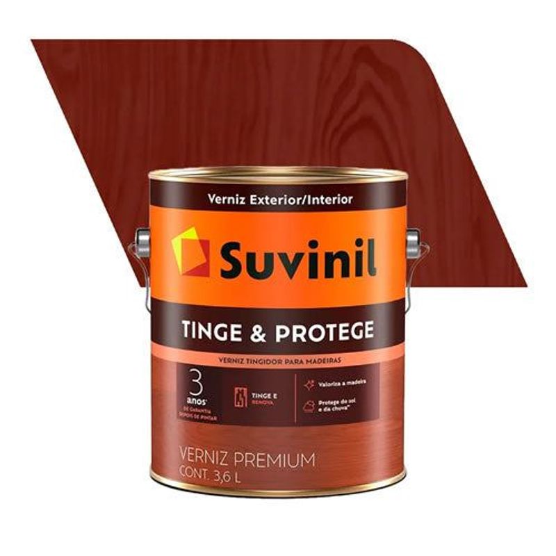 Suvinil Verniz Tingidor Mogno 3,6 Litros