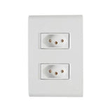 Tramontina Liz Conjunto 2 Tomadas 2P+T 10A/250V Branca