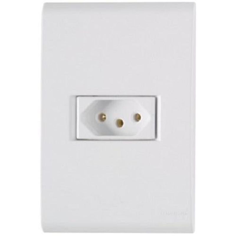 TRAMONTINA LIZ CJ 1 TOMADA  2P+ T 20A/250V BR