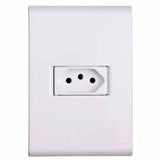 Tramontina Liz Conjunto 1 Tomada 2P+T 10A/250V Branca