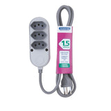 Tramontina Extensão 3 Tomadas 2P+T 10A 1,5m