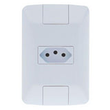 Tramontina Aria Conjunto 1 Tomada 2P+T 10A/250V Branco