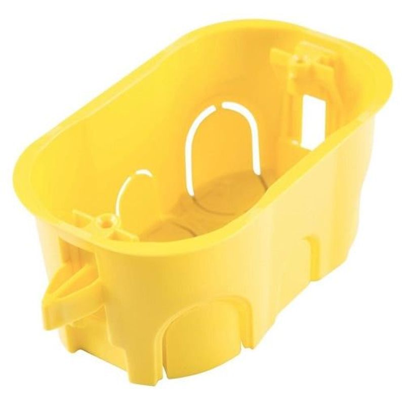 TRAMONTINA CAIXA 4 X2 DRYWALL AMARELA