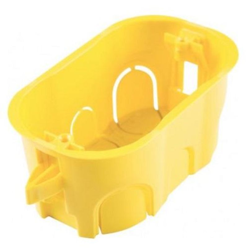 TRAMONTINA CAIXA 4 X2 DRYWALL AMARELA