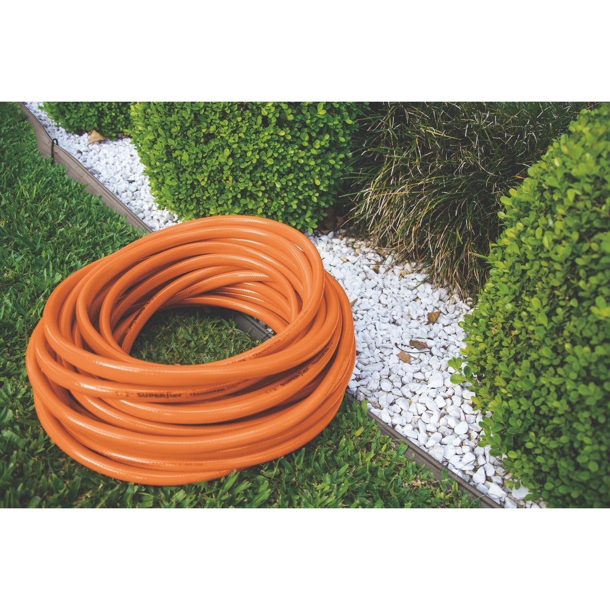 Mangueira de Jardim Flexível PVC Laranja 1/2 Tramontina