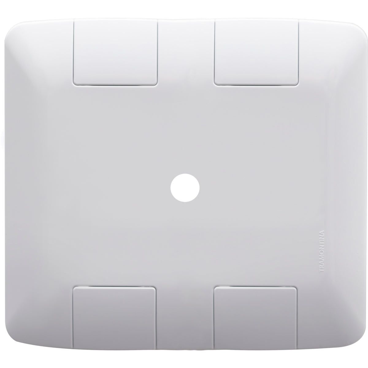 Placa Aria Com Furo 4x4 Branca Tramontina