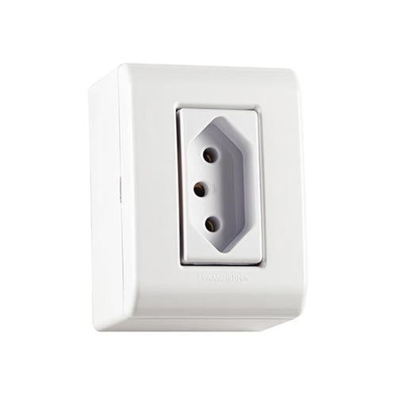Tramontina Lizflex Caixa com 1 Tomada 2P + T 20A/250V