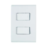 TRAMONTINA LIZ CJ 2 INTERRUPTORES SIMPLES 10A/250V
