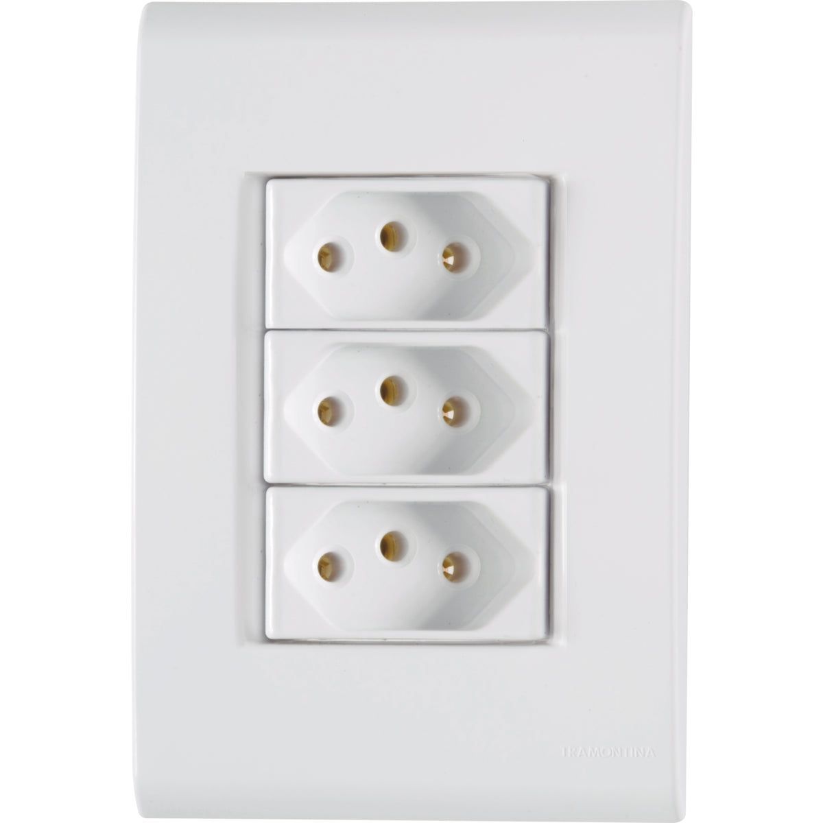 Tramontina Liz Conjunto 3 Tomadas 2P + T 20A/250V Branco