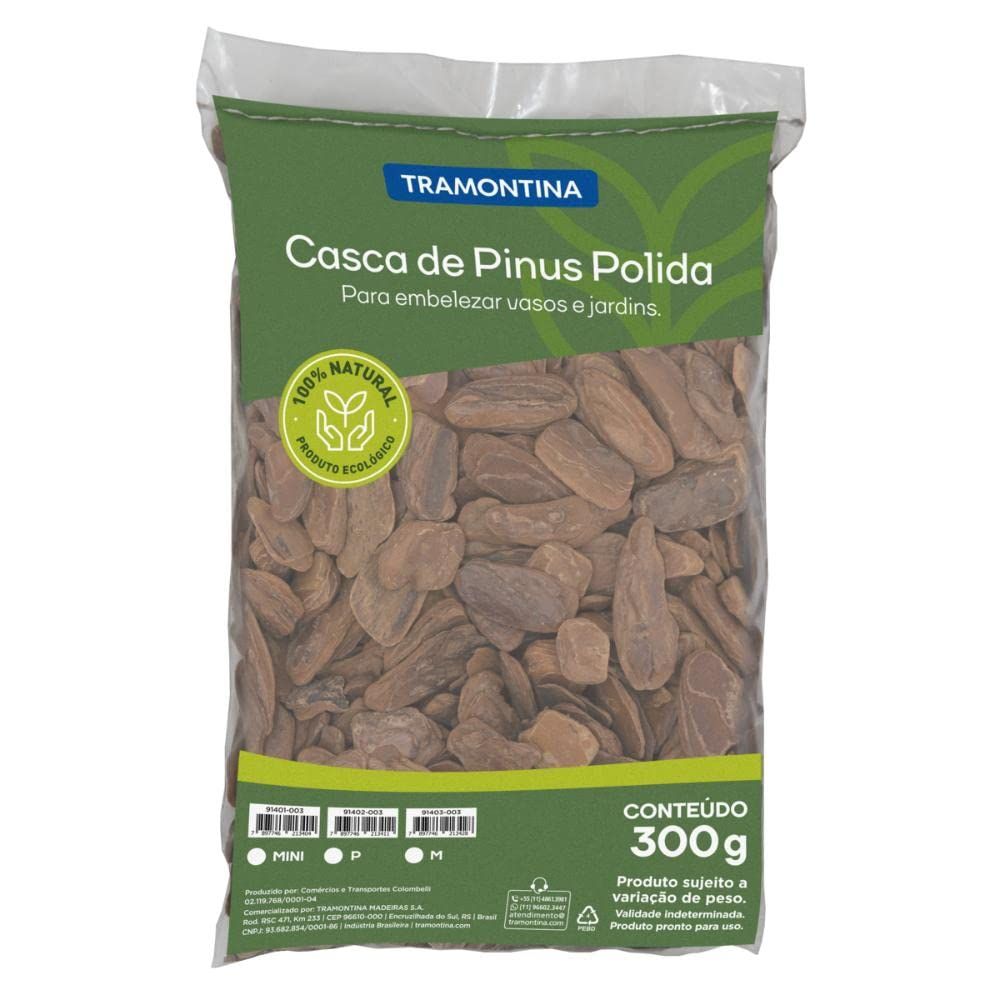 Casca de Pinus Média 300g Tramontina