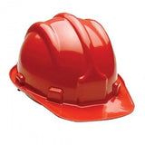 Capacete Aba Frontal Polietileno Vermelho Worker