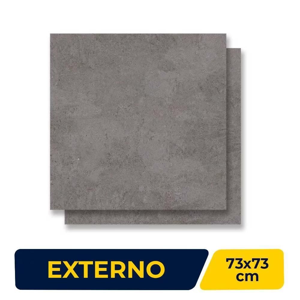 Porcelanato Delta Itaara Raven Outdoor Retificado 73x73cm 2,65m²