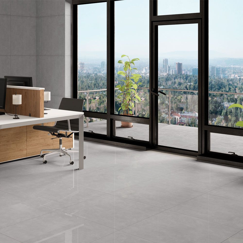 Porcelanato Lef Metrópole Grafite Acetinado Retificado 72x72cm 2,59m²