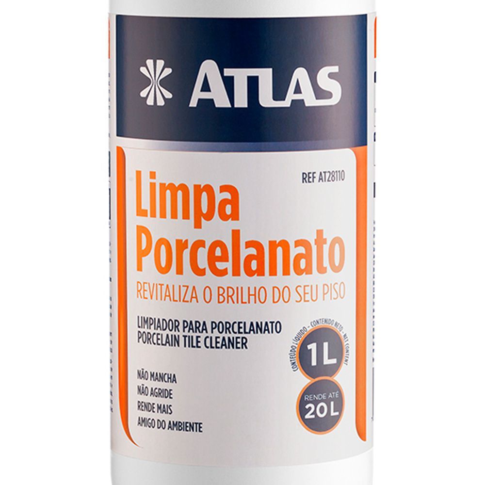 Limpa Porcelanato Atlas 1 Litro AT28110