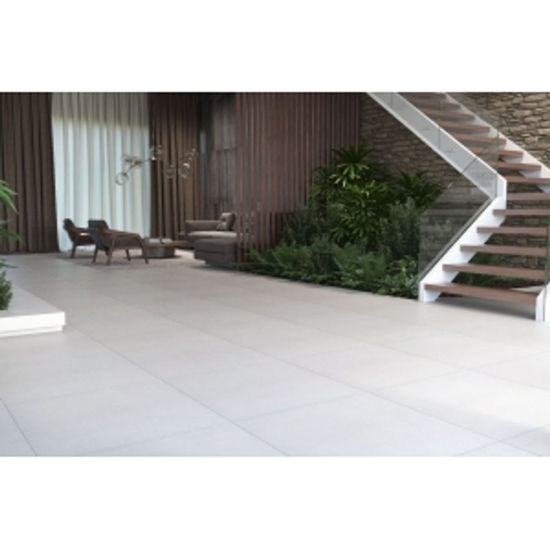 Porcelanato Elizabeth Urban Off White Esmaltado HD 84x84cm 2,12m²