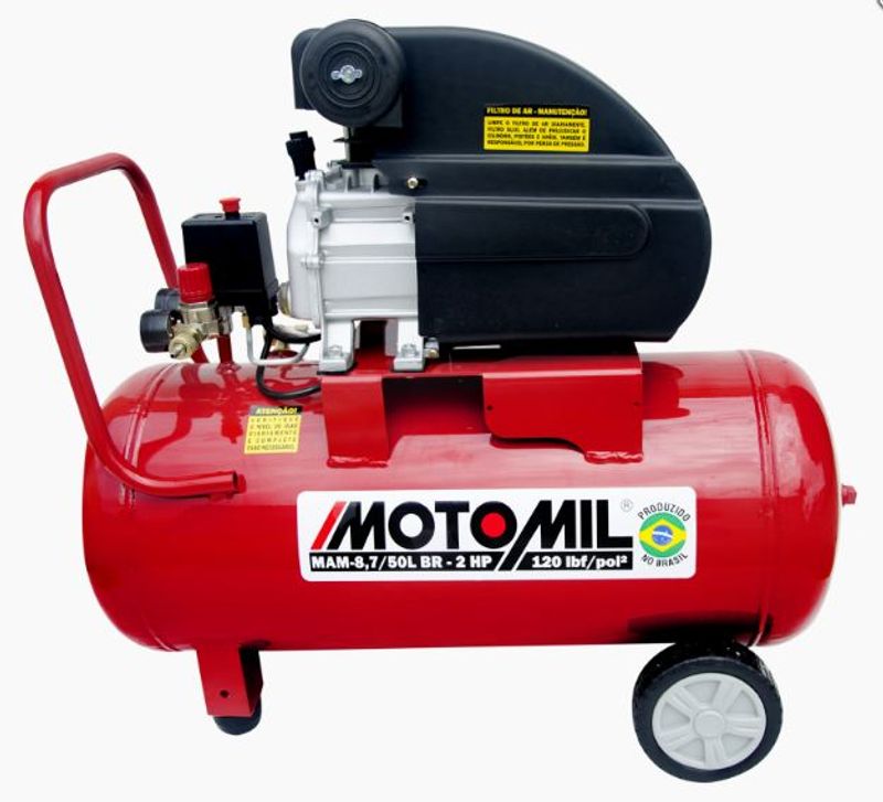 Motocompressor de Ar Motomil 120 Libras 2HP 220V