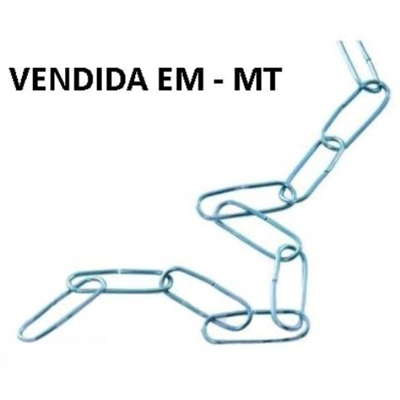 Corrente Zincada para Lustre, 1.8 mm, sem Solda