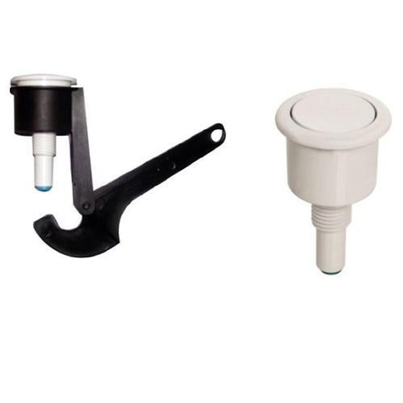 Botão de Embutir para Mecanismo Hydra Flux Plus Branco