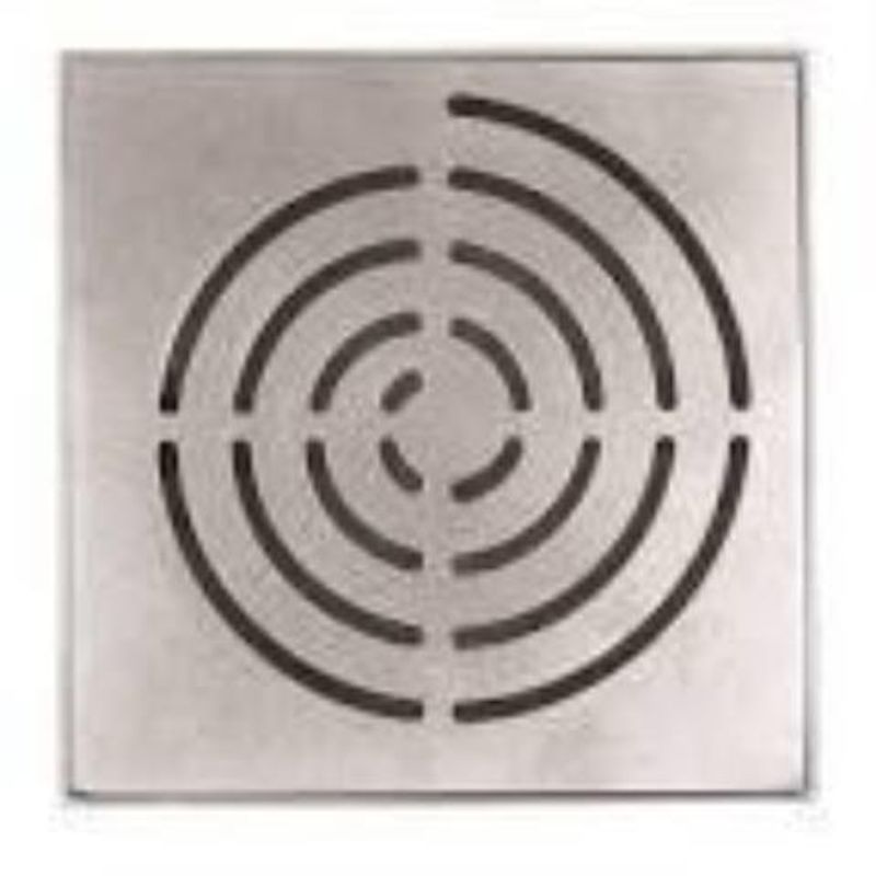 Grelha de Alumínio Riobras JT, Cinza, 25 X 25 Cm