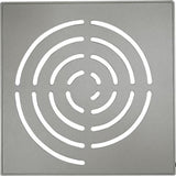 Grelha de Alumínio Riobras Cinza 10x10cm