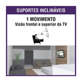 Suporte TV Slim Inclinável para 37-85