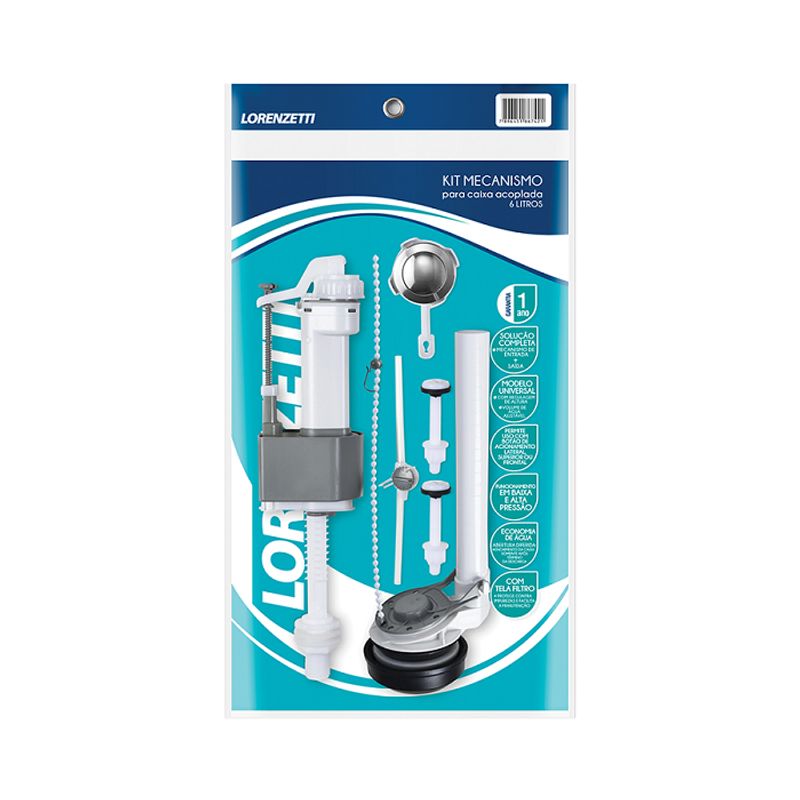 Kit Universal Lorenzetti Para Caixa Acoplada Single
