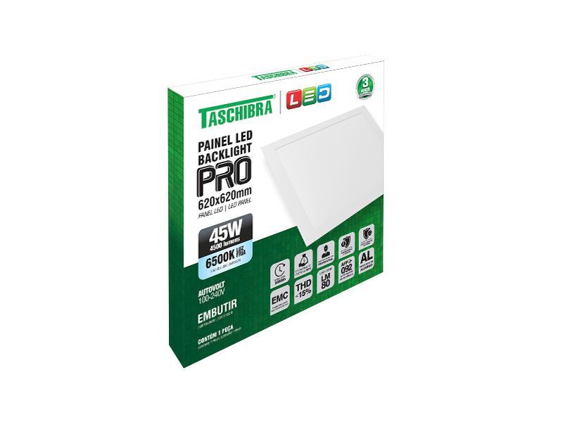 Painel LED Pro 60x60 de Sobrepor 4000K