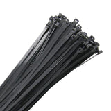 Abraçadeira de Nylon 2.5x100 Preta, 100 Peças