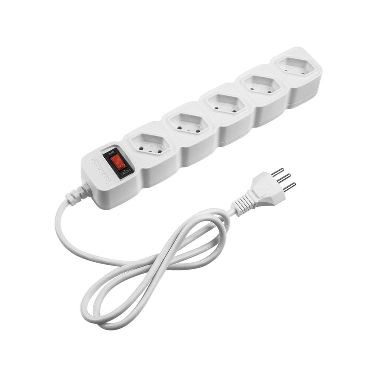 Protetor Eletrônico com 5 Tomadas Intelbras EPE 205+, Branco