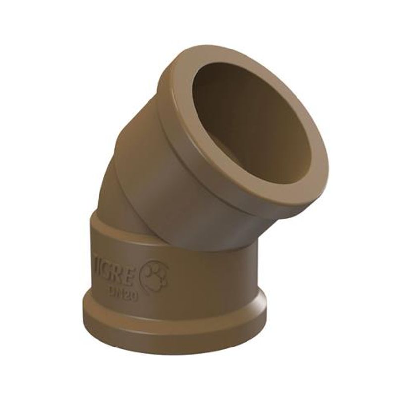 Joelho Soldável 45 Graus, Classe 15, 85mm