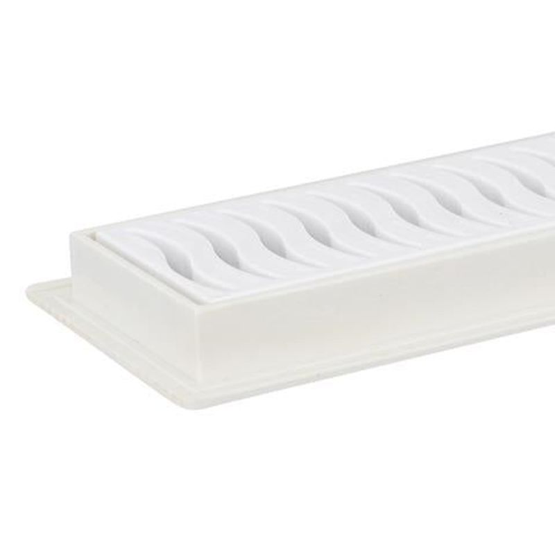 Ralo Linear Tigre 90cm com Grelha Branca