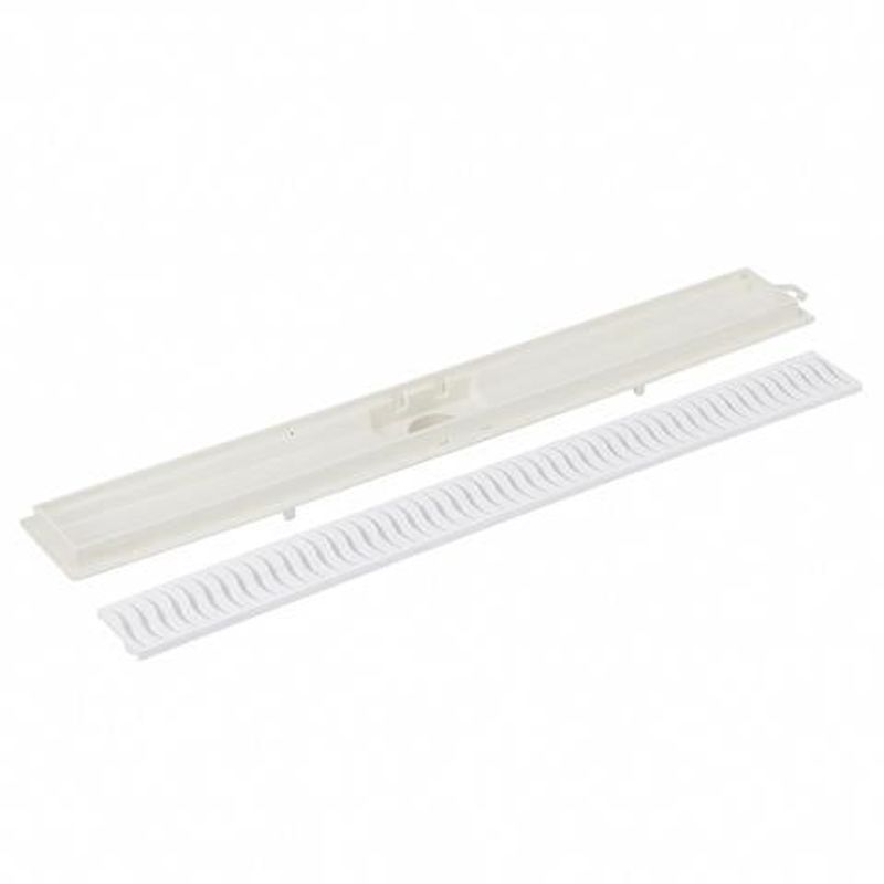 Ralo Linear Tigre 90cm com Grelha Branca