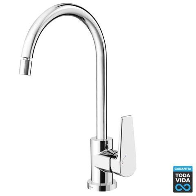 Docol Misturador Monocomando Lift Para Cozinha, Cromado