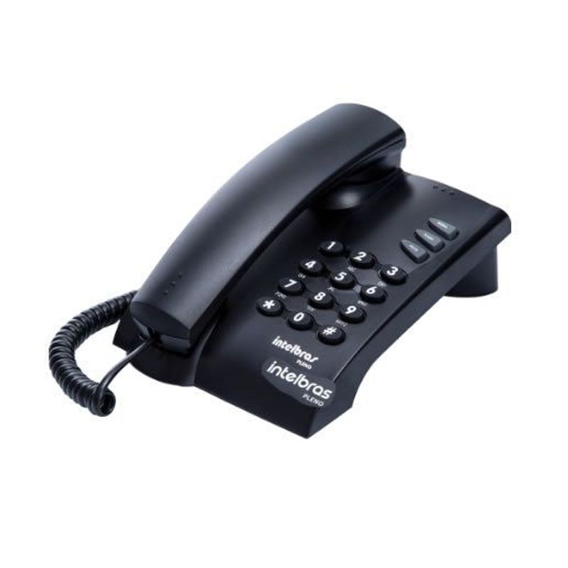 Telefone de Mesa Intelbras Pleno, Preto