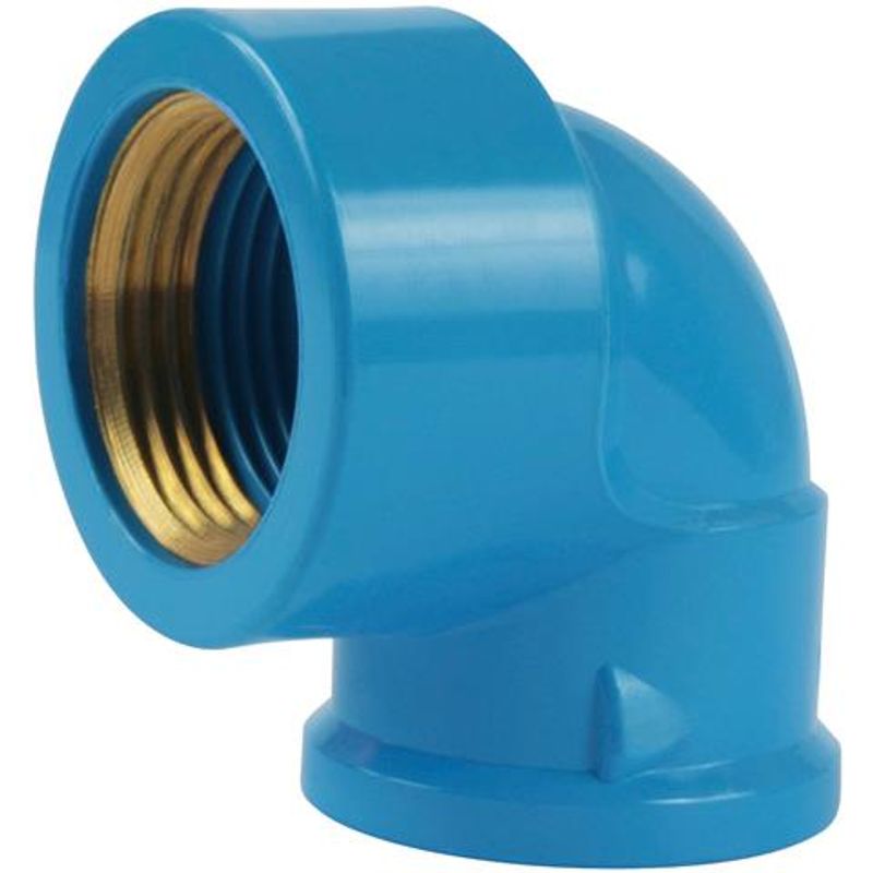 Joelho Amanco PR 90 Graus Soldável com Bucha de Latão CB 25mm x 3/4 Polegada