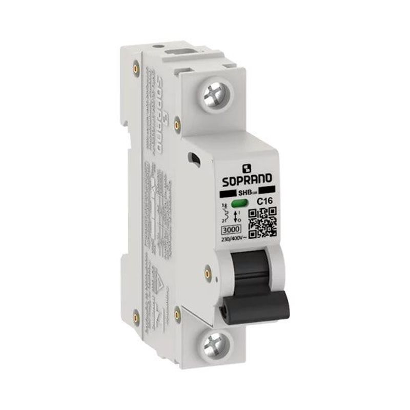 Disjuntor Mini Unipolar SHB1 GIII C16 A