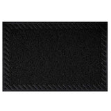 Capacho Vinílico Diagonale Preto 90 x 60 Cm