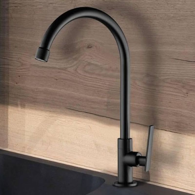 Torneira de Cozinha de Mesa Loren Studio Matte Black C03 1167 B37 Lorenzetti