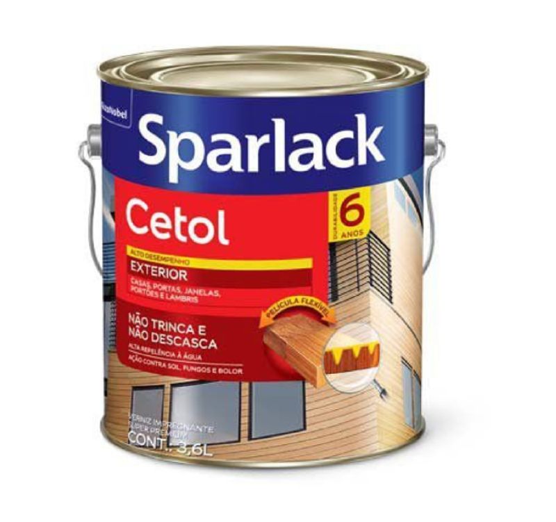 Sparlack Cetol Acetinado 3,6 L Ipê